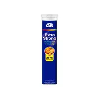 GS Extra strong multivitamín s minerály pomeranč 25 šumivých tablet