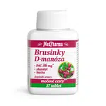 MEDPHARMA Brusinky D-manóza 37 tablet