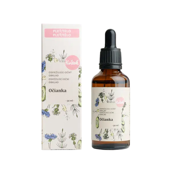 KVITOK Osvěžujíci oční obklad Očianka 50 ml