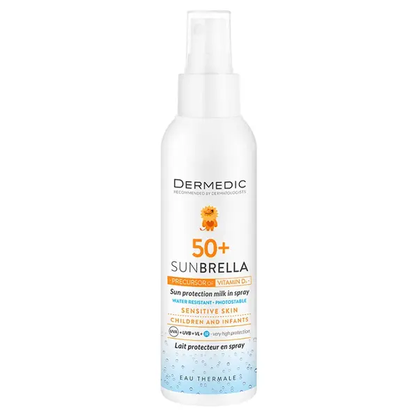 DERMEDIC Sunbrella Baby Opalovací mléko ve spreji SPF50+ 150 ml