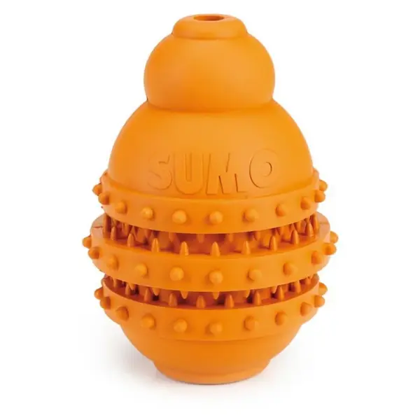 BEEZTEES Hračka Sumo Play Dental M oranžový 9 x 9 x 12 cm