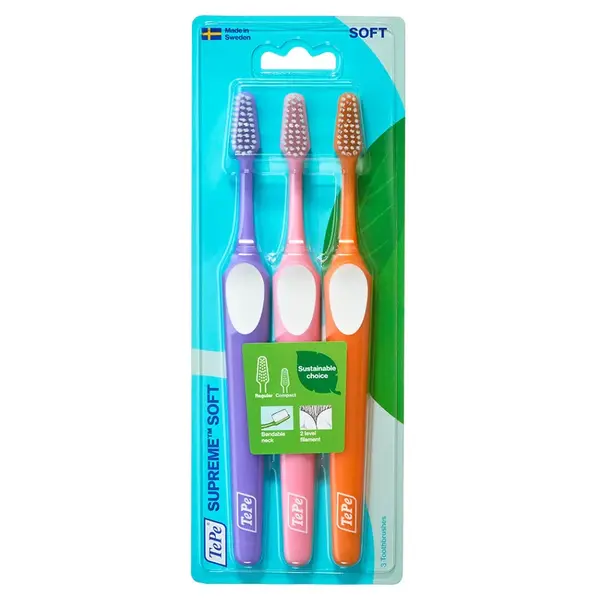 TEPE Zubní kartáček Supreme Soft 3 ks
