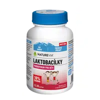 NATUREVIA Laktobacílky třešňové 33 pastilek