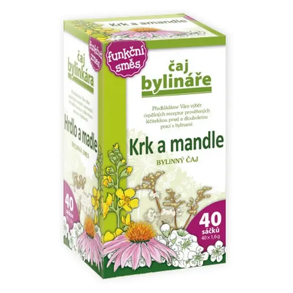 BYLINÁŘ Bylinný čaj krk a mandle 40 sáčků