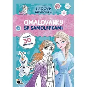 Omalovánky A4 se samolepkami Ledové království