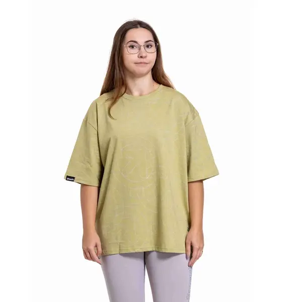 Meatfly unisex tričko Oneway Olive Light | Zelená | Velikost L/XL | 100% bavlna