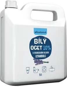 ALLNATURE Bílý ocet 10 % s vůní levandule 5 l