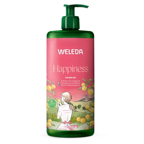 WELEDA Happiness Grepový sprchový gel 750 ml