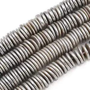 Electroplated Shell Pearl Beads Strands