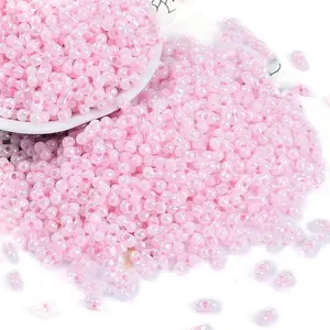 Opaque Colours Luster Glass Seed Beads