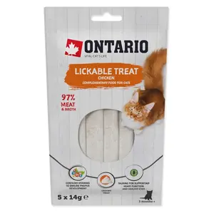 ONTARIO Lízací pochoutka kuře 5x14 g