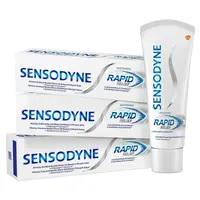 SENSODYNE Rapid Whitening Zubní pasta 3 x 75 ml