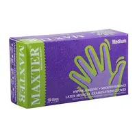 MAXTER Jednorázové rukavice latexové S 100 kusů