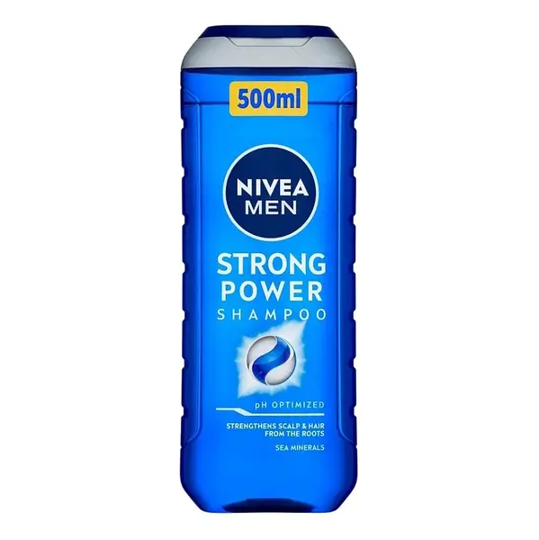 NIVEA MEN Strong Power šampon 500 ml