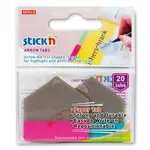 Samolepicí záložky Hopax Stick’n Arrow Tabs 38 x 38 mm, 2×10 listů - růžová, modrá