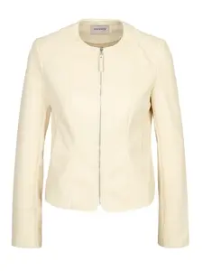 Cream women's faux leather jacket ORSAY - Women's