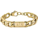 Armani Exchange Nadčasový pánský pozlacený náramek AXG0078710