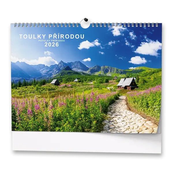 Nástěnný obrázkový kalendář 2026 - Toulky přírodou