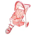 Dolls World Luxusní tříkolový skládací kočárek pro panenky 56 cm