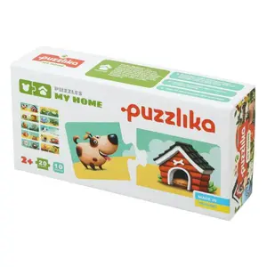 Puzzlika 13074 Můj domov - naučné puzzle 20 dílků