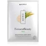 KORIKA Rozjasňujúca plátienková maska FermentBeauty Rice (Brightening Sheet Mask) 20 g