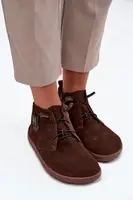 Semišové dámske mokasiny Barefoot s ozdobným detailom Zazoo