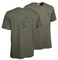 Nash tričko make it happen carp logo t-shirt green - s