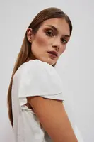 DÁMSKÁ KOŠILE L-KO-4024 BÍLÁ