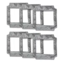 6Pcs LIECTROUX YW710 Fiber Mopping Cloths for Window Cleaning Robot