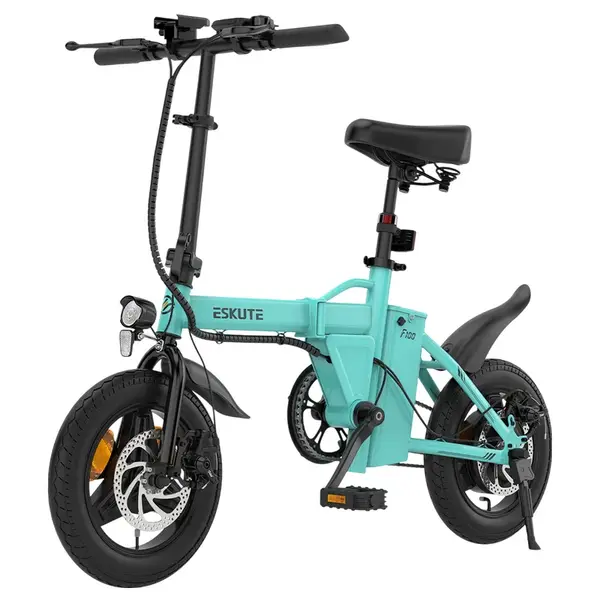 ESKUTE F100 Folding Electric Bike 250W 36V 9Ah Blue