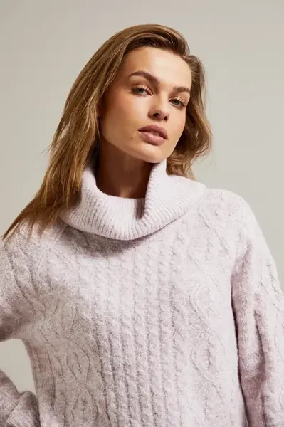 Marisse Women's Sweater Z-Sw-4545 Pink Mel