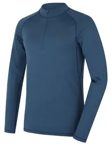 Husky Merow zip M L, blue Merino termoprádlo triko