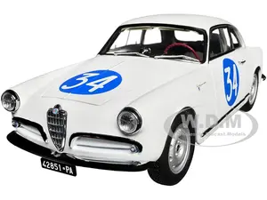 Alfa Romeo Giulietta SV 34 Emanuele - Aldebaran "Targa Florio" (1960) 1/18 Diecast Model Car by Kyosho