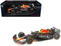 Red Bull Racing RB19 11 Sergio Perez "Oracle" 2nd Place F1 Formula One "Italian GP" (2023) with Driver Limited Edition to 108 pieces Worldwide 1/18 D