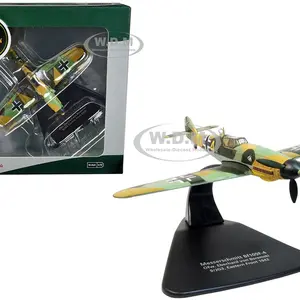 Messerschmitt Bf 109F-4 Fighter Plane "Ofw. Eberhard von Boremski 9/JG3 Eastern Front" (1942) "Oxford Aviation" Series 1/72 Diecast Model Airplane by