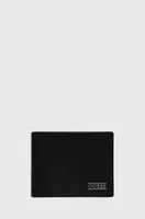 Kožená peněženka Guess NEW BOSTON černá barva, SMNEBR LEA20