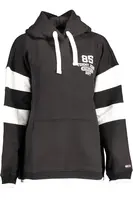 Černá mikina Tommy Hilfiger s kapucí