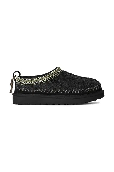 Pantofle UGG Tasman Biarritz černá barva, 1171444.BLK