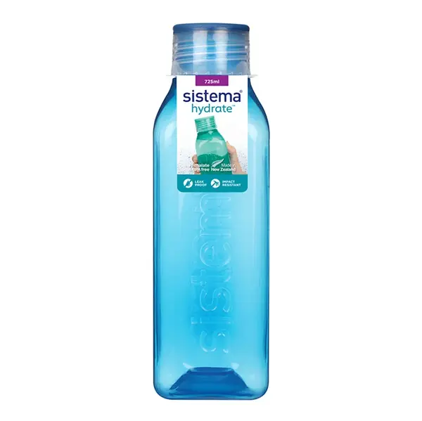 SISTEMA Hydrate Láhev Square šroubovací víčko modrá 725 ml