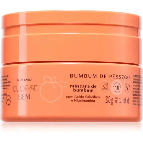 oBoticário Cuide-se Bem Bumbum de Pêssego maska na hýždě a boky 230 g