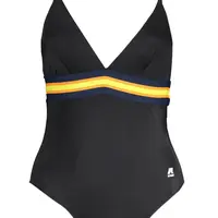 K-WAY BLACK WOMEN'S ONE-PIECE SWIMSUIT