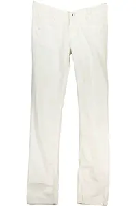 Dámské bílé rovné džíny