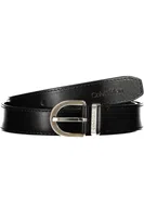 CALVIN KLEIN WOMEN'S BLACK LEATHER BELT