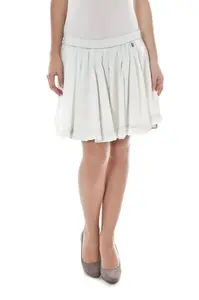 Krátká bílá sukně John Galliano