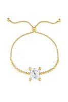 Strieborný pozlátený náramok Tous Color White