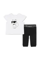 Detská bavlnená súprava Karl Lagerfeld