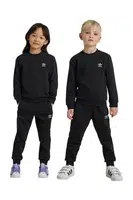 Detská tepláková súprava adidas Originals CREW SET čierna farba, IW1021