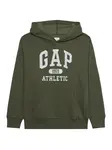 GAP Mikina 'HERITAGE'  tmavozelená / biela