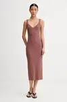 Calvin Klein bodycon šaty s viskózou