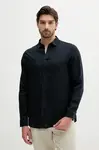 Armani Exchange Lněná košile Armani Exchange